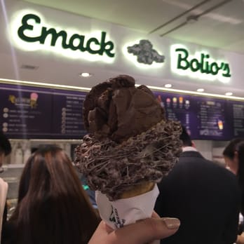 Emack & Bolio's - Chocolate peanut butter with cocoa pop marshmallow cone - Juice Bars & Smoothies Near Me - Hong Kong, HK Emack & Bolio's - Chocolate peanut butter with cocoa pop marshmallow cone - Juice Bars & Smoothies Near Me - Hong Kong, HK