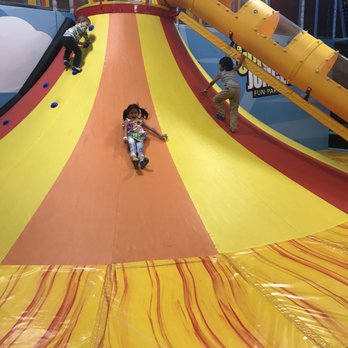 Uptown Jungle Fun Park - Unique (to me) where they have the option of sliding down the tube slide or down the side. - Trampoline Parks Near Me - Phoenix, Arizona Uptown Jungle Fun Park - Unique (to me) where they have the option of sliding down the tube slide or down the side. - Trampoline Parks Near Me - Phoenix, Arizona