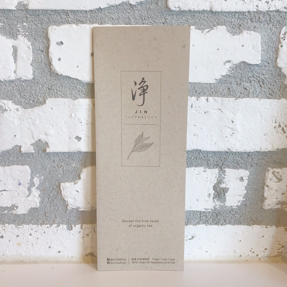 Jin Tea Shop - Menu - Tea Rooms Near Me - Pasadena, California Jin Tea Shop - Menu - Tea Rooms Near Me - Pasadena, California