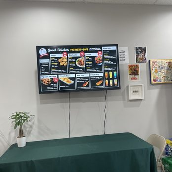 Good Chicken - Wall menu. - Chicken Wings Near Me - Montclair, New Jersey Good Chicken - Wall menu. - Chicken Wings Near Me - Montclair, New Jersey