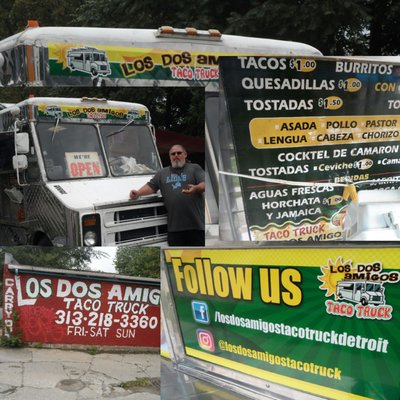 Los Dos Amigos Taco Truck by null