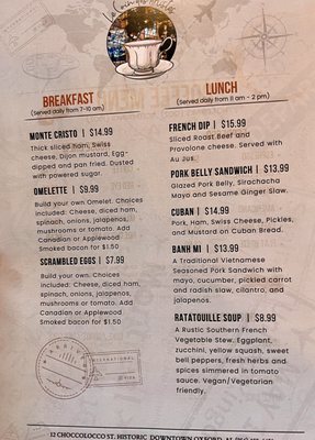Menu photo 2 Le Coins De Artistes Oxford, AL