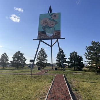 World’s Largest Painting On Easel - Local Flavor Near Me - Goodland, Kansas World’s Largest Painting On Easel - Local Flavor Near Me - Goodland, Kansas