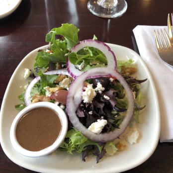 Bistro on Main - Greek dinner salad added into our meal for $3. Very tasty. - Southern Near Me - Lexington, Virginia