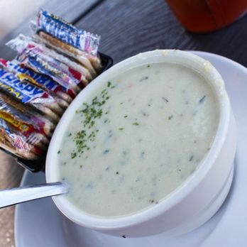 The Sardine Can - Clam Chowder but is was more like herbed chowder. All those dark specks are the seasoning. It was that heavy throughout the cup. - Seafood Near Me - Vallejo, California The Sardine Can - Clam Chowder but is was more like herbed chowder. All those dark specks are the seasoning. It was that heavy throughout the cup. - Seafood Near Me - Vallejo, California