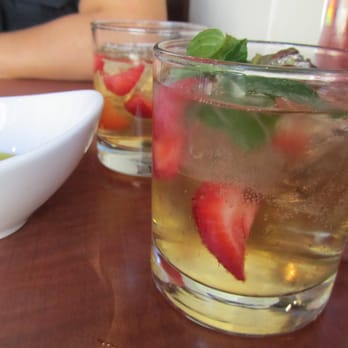 Jaleo - White Sangria with Mint and Strawberrys - Spanish Near Me - Washington, DC, District of Columbia