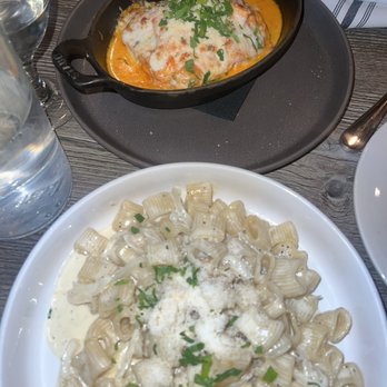 Rusticucina - Lobster Lasagna and carbonara without the bacon - Italian Near Me - San Diego, California
