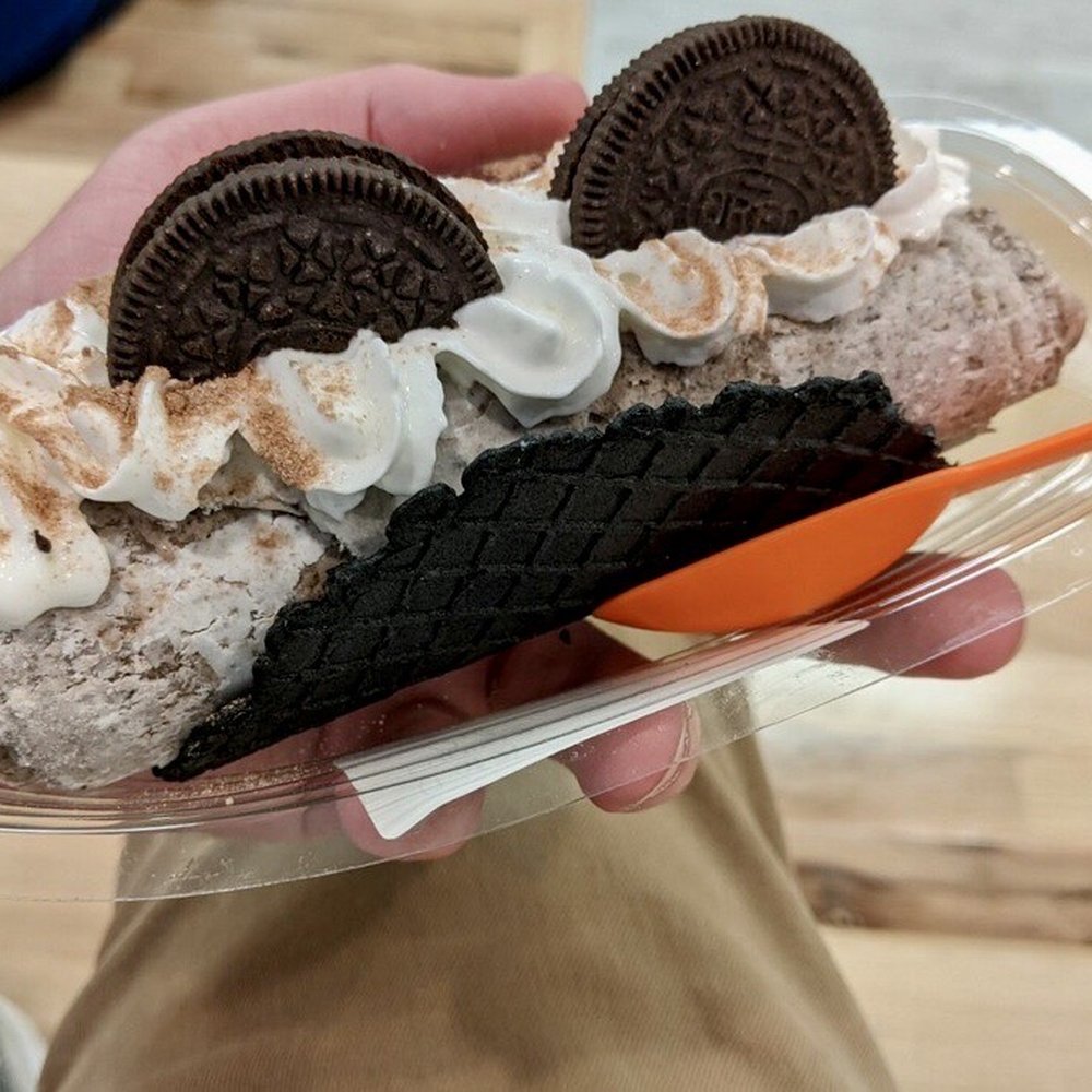 Taki Taco Ice Cream Shop - Cookies and Cream - Gelato Near Me - Springfield, Illinois Taki Taco Ice Cream Shop - Cookies and Cream - Gelato Near Me - Springfield, Illinois