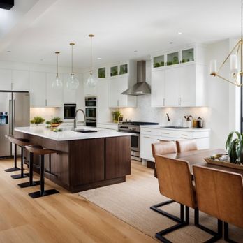 Lighthouse Design Build Corporation - a kitchen with a dining table and chairs - General Contractors Near Me - Lake Forest, California Lighthouse Design Build Corporation - a kitchen with a dining table and chairs - General Contractors Near Me - Lake Forest, California