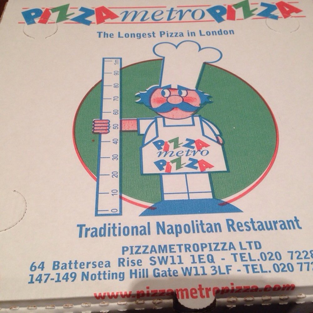 Pizza Metro Pizza - My cute pizza box since I couldn't finish my pizza - Pizza Near Me - London, XGL
