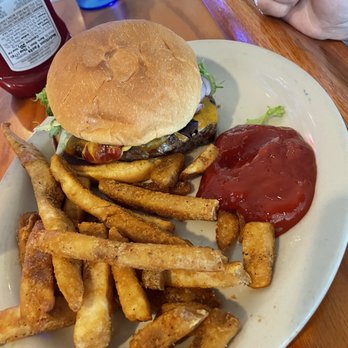 Brewskeez - Half pound burger and fries. - Bars Near Me - O'Fallon, Missouri