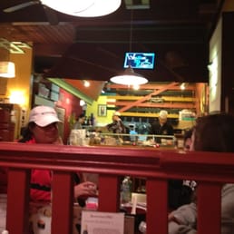 Sushi bar. And lots of kids. Definitely family friendly. Sushi bar. And lots of kids. Definitely family friendly.