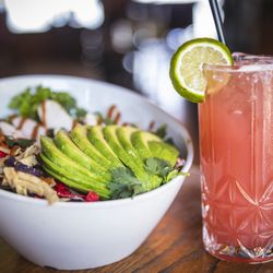 Grilled Chicken & Avacado Salad, Fun Cocktails