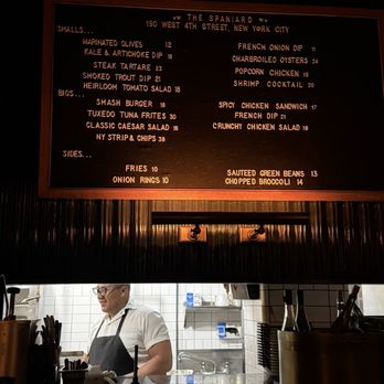 The Spaniard - Menu - New American Near Me - New York, New York The Spaniard - Menu - New American Near Me - New York, New York