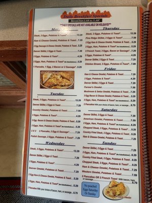 Menu photo 7 New Pine Ridge Restaurant Merrill, WI Menu photo 7 New Pine Ridge Restaurant Merrill, WI