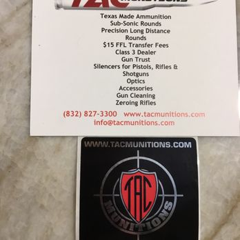 TAC Munitions - Guns & Ammo Near Me - Houston, Texas TAC Munitions - Guns & Ammo Near Me - Houston, Texas