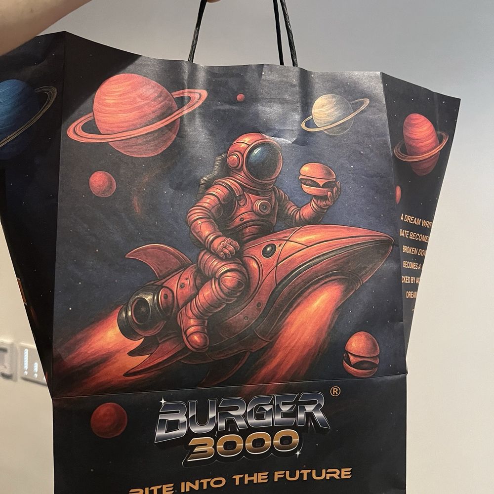 Burger 3000 - Bag worthy of a re-use - Burgers Near Me - Los Angeles, California