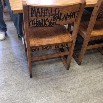 Big Boys Kainan - loved this chair - Filipino Near Me - Kent, Washington Big Boys Kainan - loved this chair - Filipino Near Me - Kent, Washington