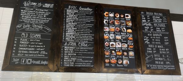 Menu photo 1 Broad Street Dough Franklin Twp, NJ
