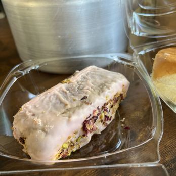 Chaiwale & Co. - Again, pistachio rose loaf cake very dry. I didn't care for it and the icing was too sweet. - Cafes Near Me - Orange, California