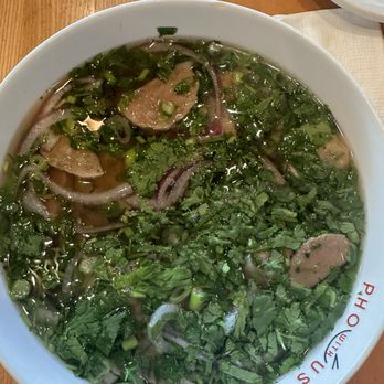 Pho With Us - Pho Beefballs with extra cilantro - Vietnamese Near Me - Austin, Texas Pho With Us - Pho Beefballs with extra cilantro - Vietnamese Near Me - Austin, Texas