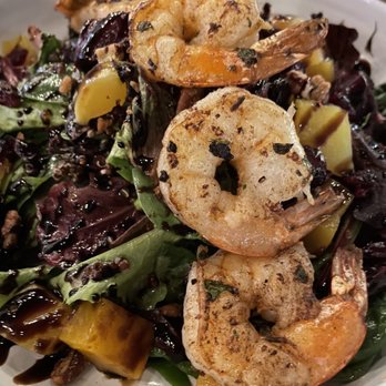 Biergarden Encinitas - QUINOA & BEET SALAD (GF)(N) with shrimp - New American Near Me - Encinitas, California