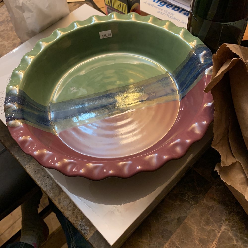 Purple Starfish Gallery - Beautiful Pie plate can't wait to use it. - Arts & Crafts Near Me - Depoe Bay, Oregon Purple Starfish Gallery - Beautiful Pie plate can't wait to use it. - Arts & Crafts Near Me - Depoe Bay, Oregon