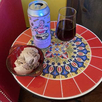 Formaggio & Friends - Kelly's Mexican chocolate ice cream, beer from large selection and a port wine! The perfect after dinner dessert! - Wine Bars Near Me - Orlando, Florida Formaggio & Friends - Kelly's Mexican chocolate ice cream, beer from large selection and a port wine! The perfect after dinner dessert! - Wine Bars Near Me - Orlando, Florida