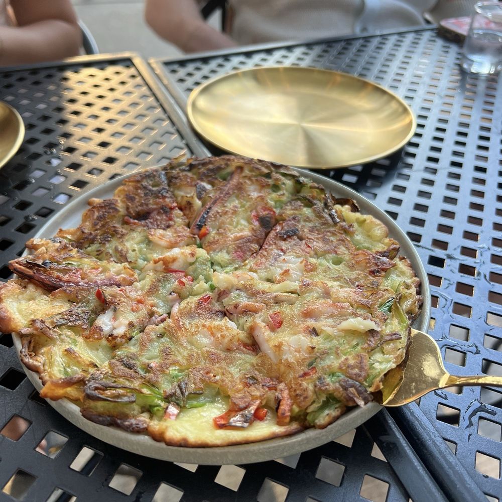 Palilgu - Seafood pancake - Korean Near Me - Chicago, Illinois Palilgu - Seafood pancake - Korean Near Me - Chicago, Illinois