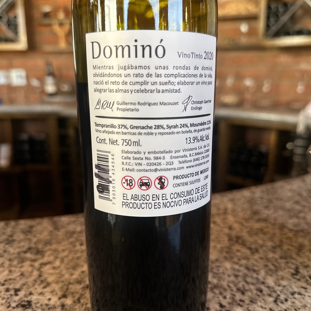 Vinisterra - 4 grape blend - Wineries Near Me - Ensenada, BCN