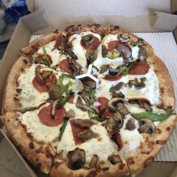 a pizza in a pizza box a pizza in a pizza box