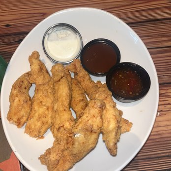 Miller's Ale House - zingers with blue cheese, honey bbq, and sweet tai chilli - American Near Me - Ocean Township, New Jersey Miller's Ale House - zingers with blue cheese, honey bbq, and sweet tai chilli - American Near Me - Ocean Township, New Jersey