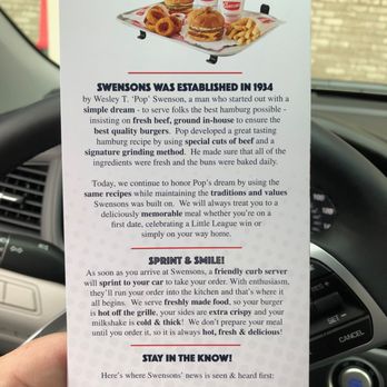 Swensons Drive-In - Back menu - Burgers Near Me - Dublin, Ohio Swensons Drive-In - Back menu - Burgers Near Me - Dublin, Ohio