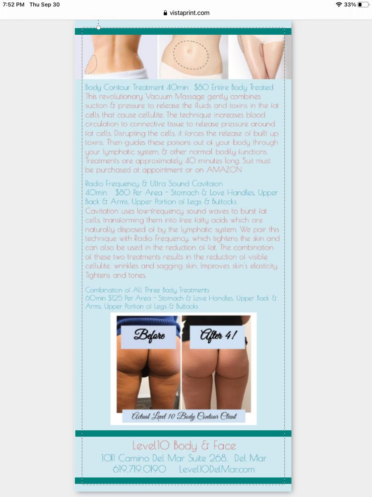 Level 10 Body & Face Logo