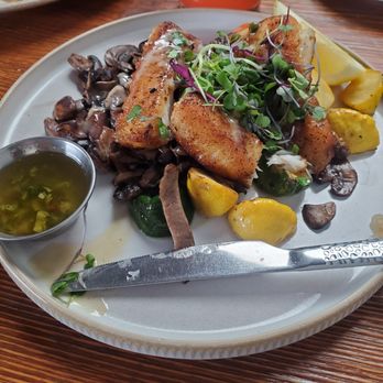 Hook & Anchor - Halibut...dove right in before getting a pic - Seafood Near Me - Costa Mesa, California Hook & Anchor - Halibut...dove right in before getting a pic - Seafood Near Me - Costa Mesa, California