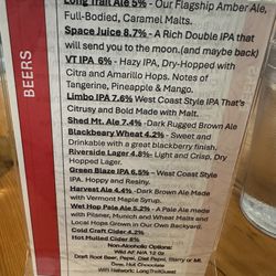 Long Trail Pub - Beer Menu 10/2026