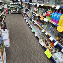 Liquor To Go - Inside the store.