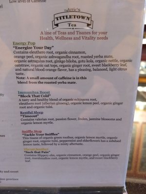 Menu photo 2 The Attic Green Bay, WI