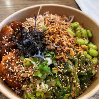 Aina Poke - Yellowtail and spicy salmon - Build Your Own Poke Bowl (Regular) - Poke Near Me - Richmond, Texas Aina Poke - Yellowtail and spicy salmon - Build Your Own Poke Bowl (Regular) - Poke Near Me - Richmond, Texas