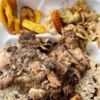 Barrington's Jamaican Kitchen - Jerk Chicken Plate - Caribbean Near Me - Bakersfield, California