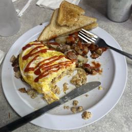Chicken bacon ranch omelette Chicken bacon ranch omelette