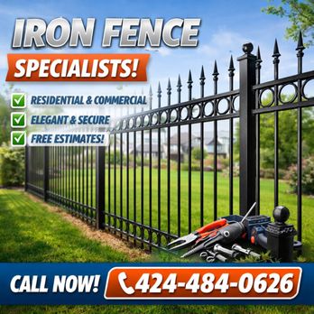 Hawklink Fences - Iron fence - Fences & Gates Near Me - East Los Angeles, California Hawklink Fences - Iron fence - Fences & Gates Near Me - East Los Angeles, California