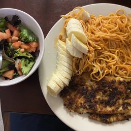 Chicken with pasta