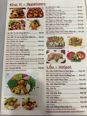 Menu photo 8 Mama Lau va Oc Orlando, FL
