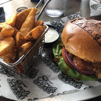 Ford's Garage Wesley Chapel - Buffalo Chicken Sandwich - Burgers Near Me - Lutz, Florida Ford's Garage Wesley Chapel - Buffalo Chicken Sandwich - Burgers Near Me - Lutz, Florida
