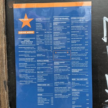 Citizen - menu Jan 2023 - Coffee & Tea Near Me - Seattle, Washington Citizen - menu Jan 2023 - Coffee & Tea Near Me - Seattle, Washington