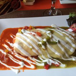 Meson Garibaldi Poblano - The Oscar Vegetarian burrito