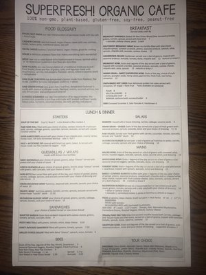 Menu photo 4 Superfresh! Organic Cafe Brattleboro, VT Menu photo 4 Superfresh! Organic Cafe Brattleboro, VT