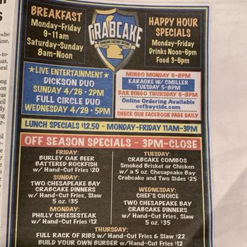Crabcake Factory Bayside - Mistaken Advertising - Seafood Near Me - Selbyville, Delaware