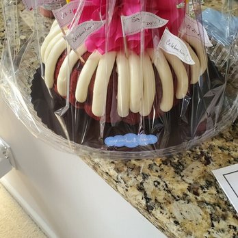 Nothing Bundt Cakes - My nephew has had to reschedule his wedding twice due to the Corona virus. I called the store & they personalized the cake for us. - Bakeries Near Me - Concord, North Carolina Nothing Bundt Cakes - My nephew has had to reschedule his wedding twice due to the Corona virus. I called the store & they personalized the cake for us. - Bakeries Near Me - Concord, North Carolina